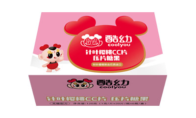酷幼营养糖-针叶樱桃CC片6瓶装盒
